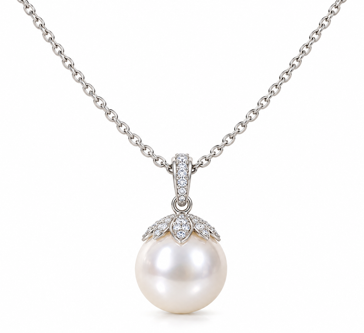BENRAP pearl necklace in 925 sterling silver