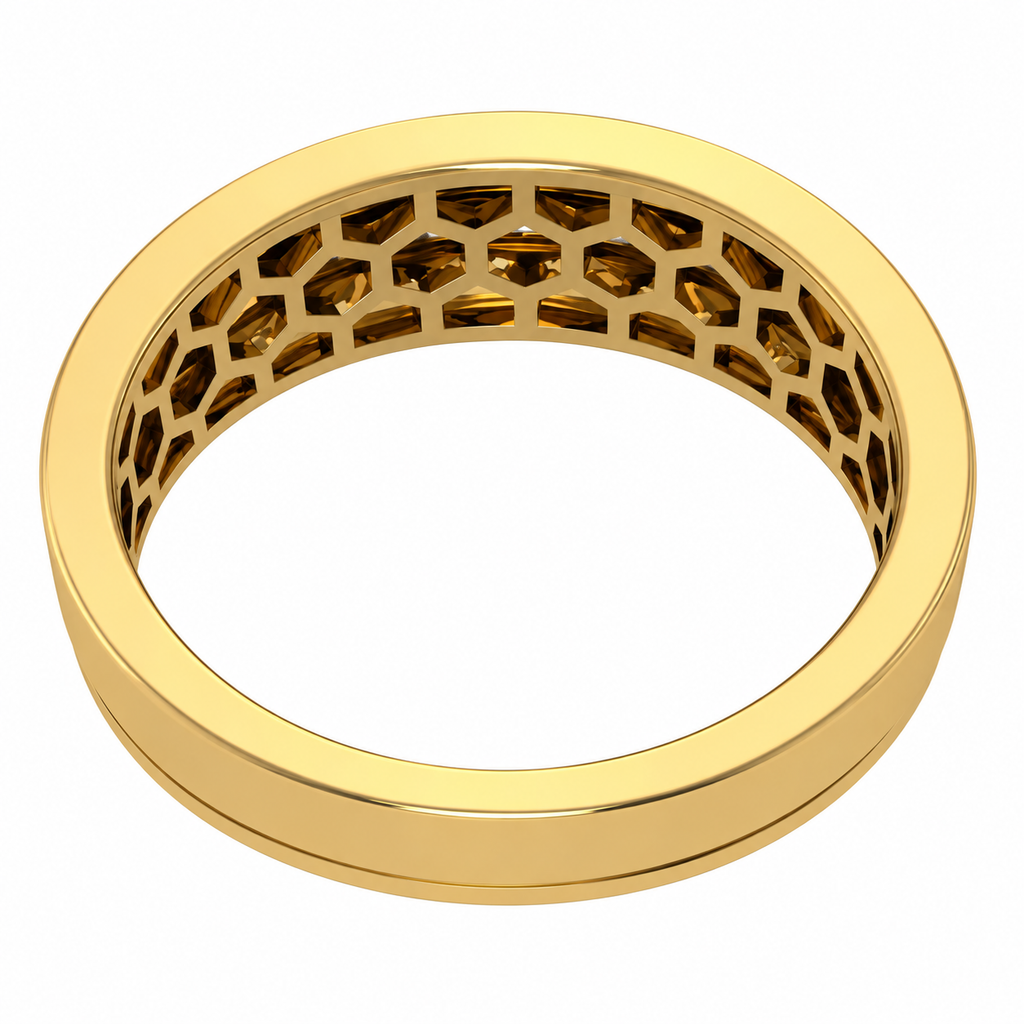 Men's wedding band JFYC-MR-001, view 3