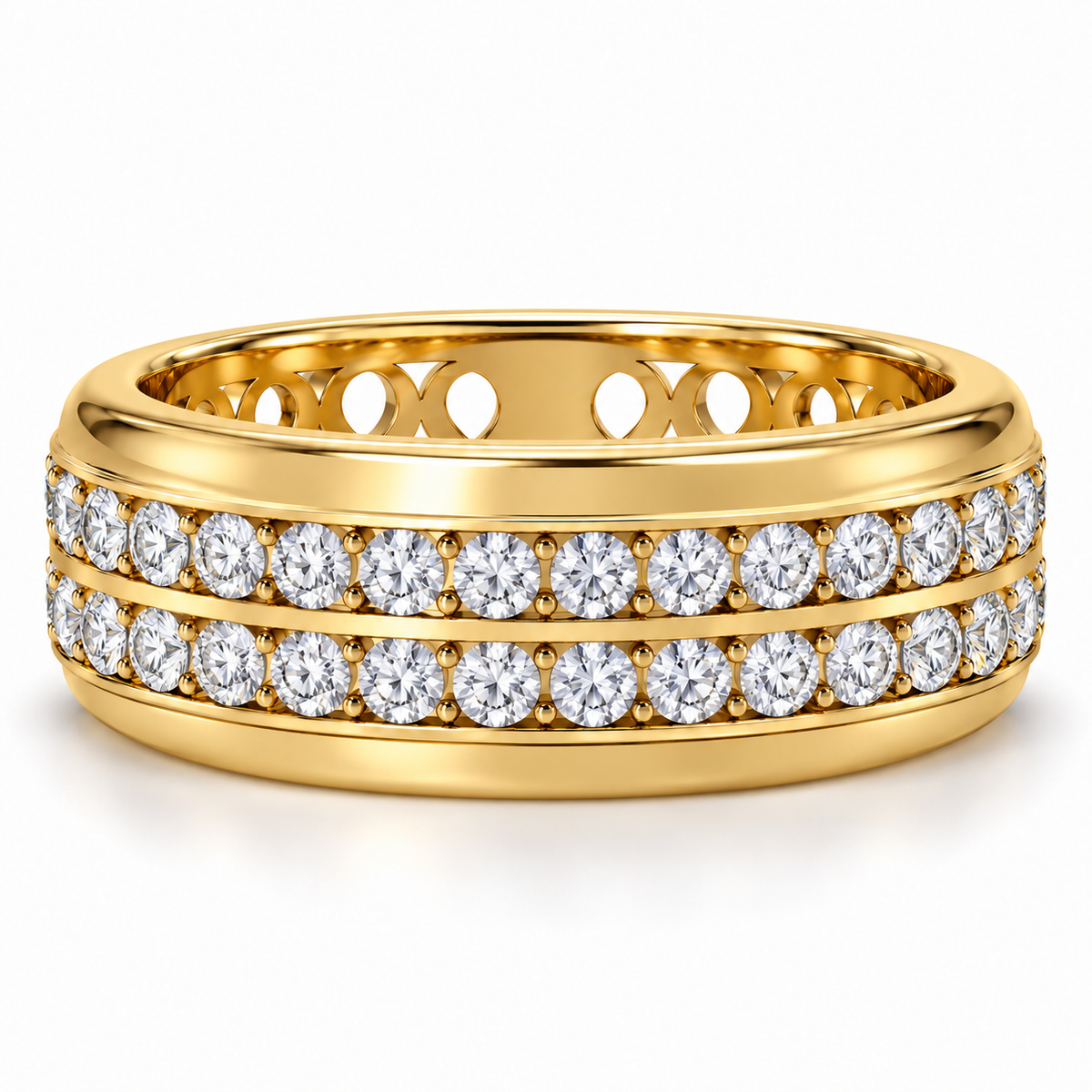 Men's wedding band JFYC-MR-002, view 2