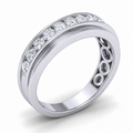 Men's wedding band JFYC-MR-003, view 1