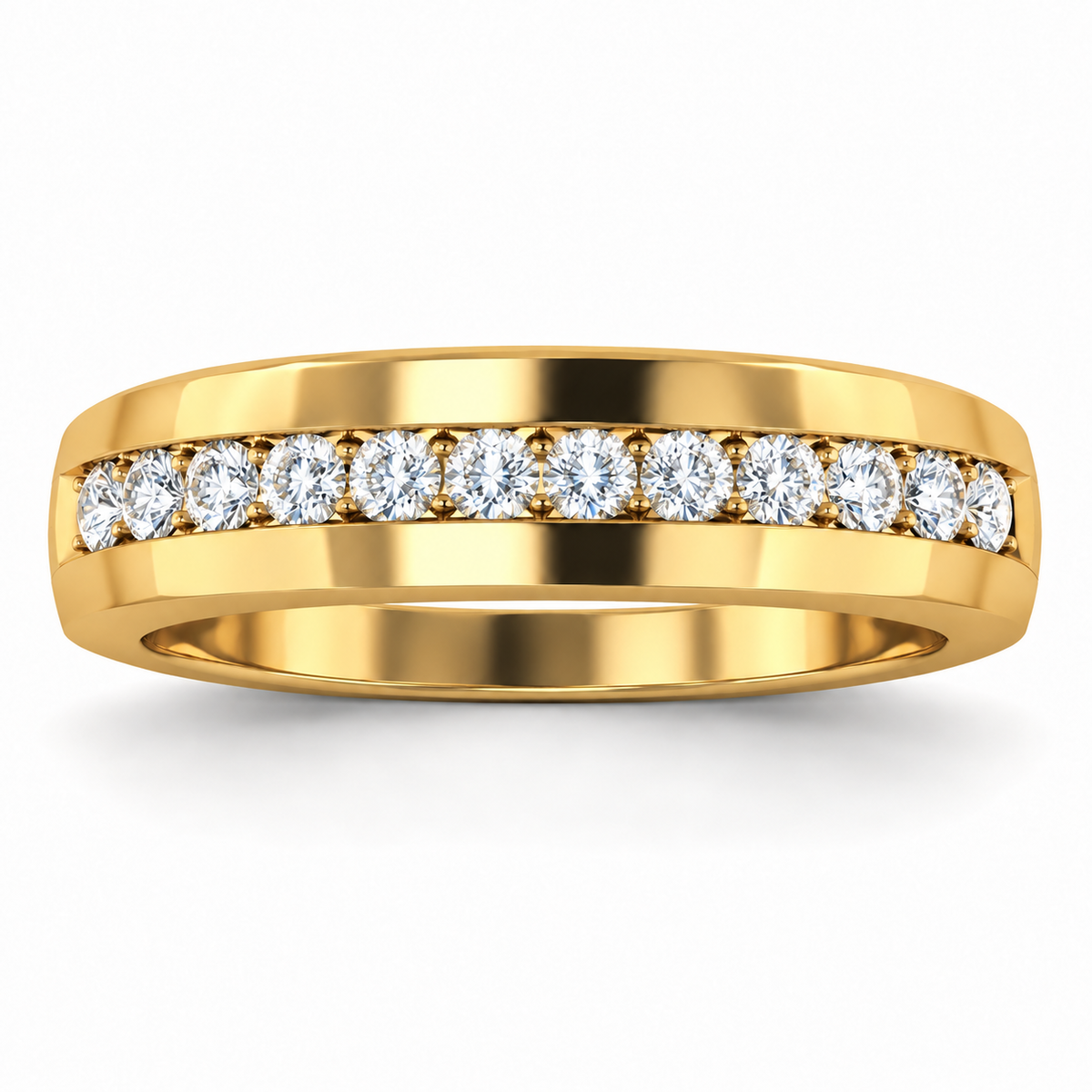 Men's wedding band JFYC-MR-005, view 2