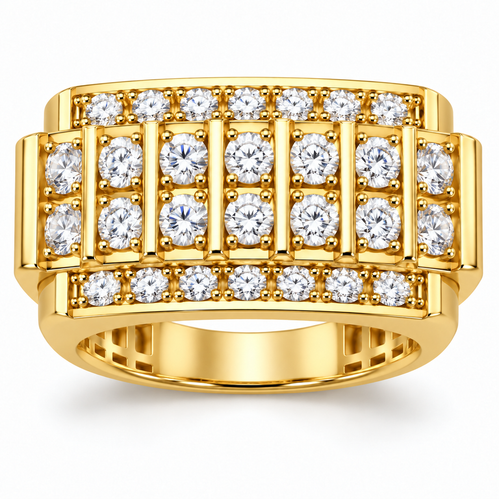 Men's wedding band JFYC-MR-006, view 2