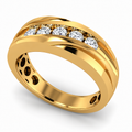 Men's wedding band JFYC-MR-012, view 1