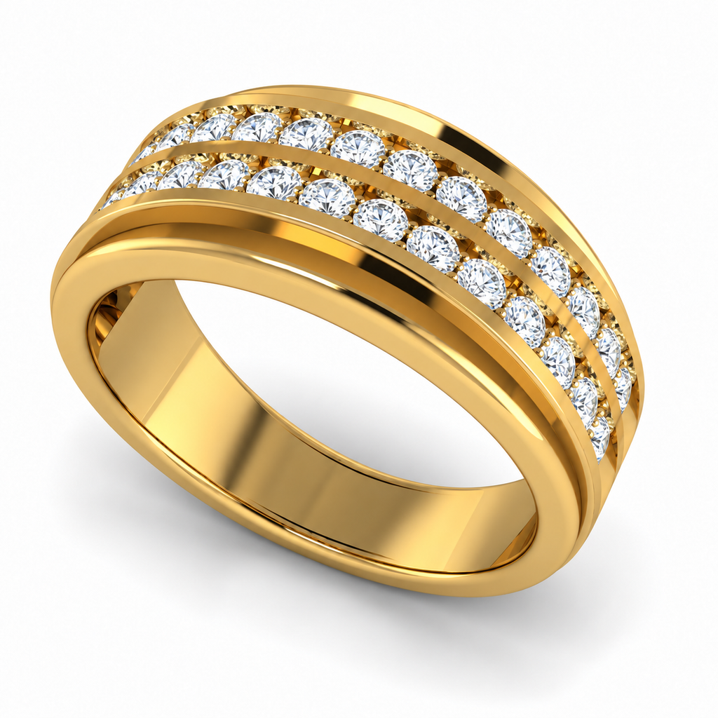 Men's wedding band JFYC-MR-013, view 1