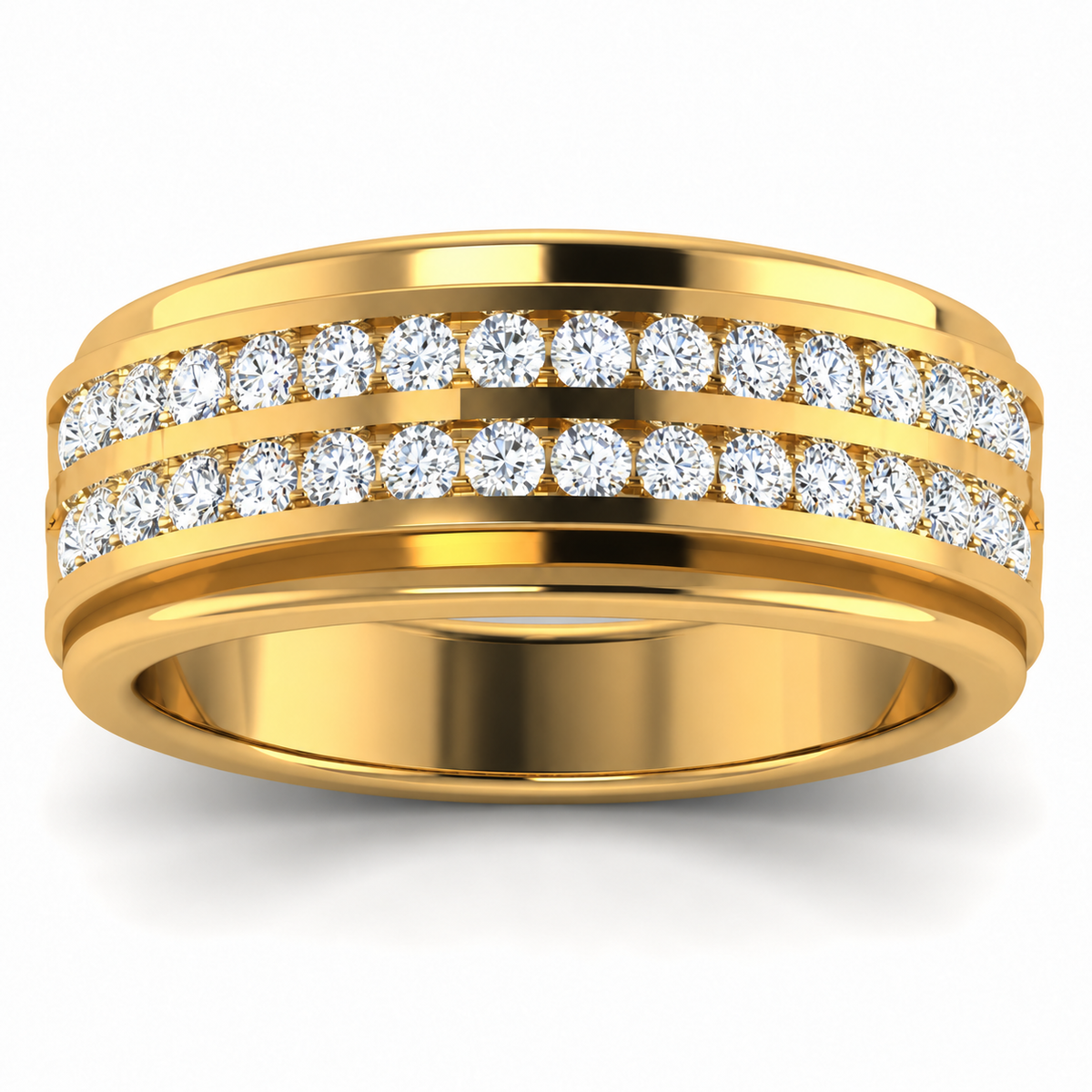 Men's wedding band JFYC-MR-013, view 2