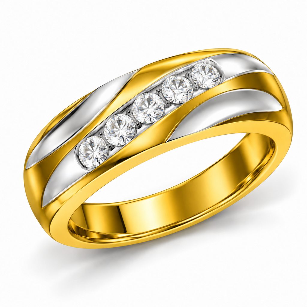 Men's wedding band JFYC-MR-015, view 1