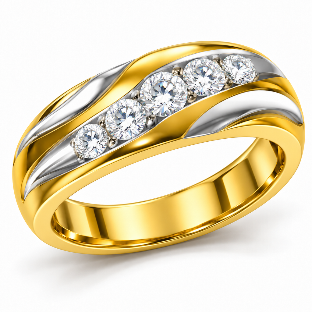 Men's wedding band JFYC-MR-016, view 1