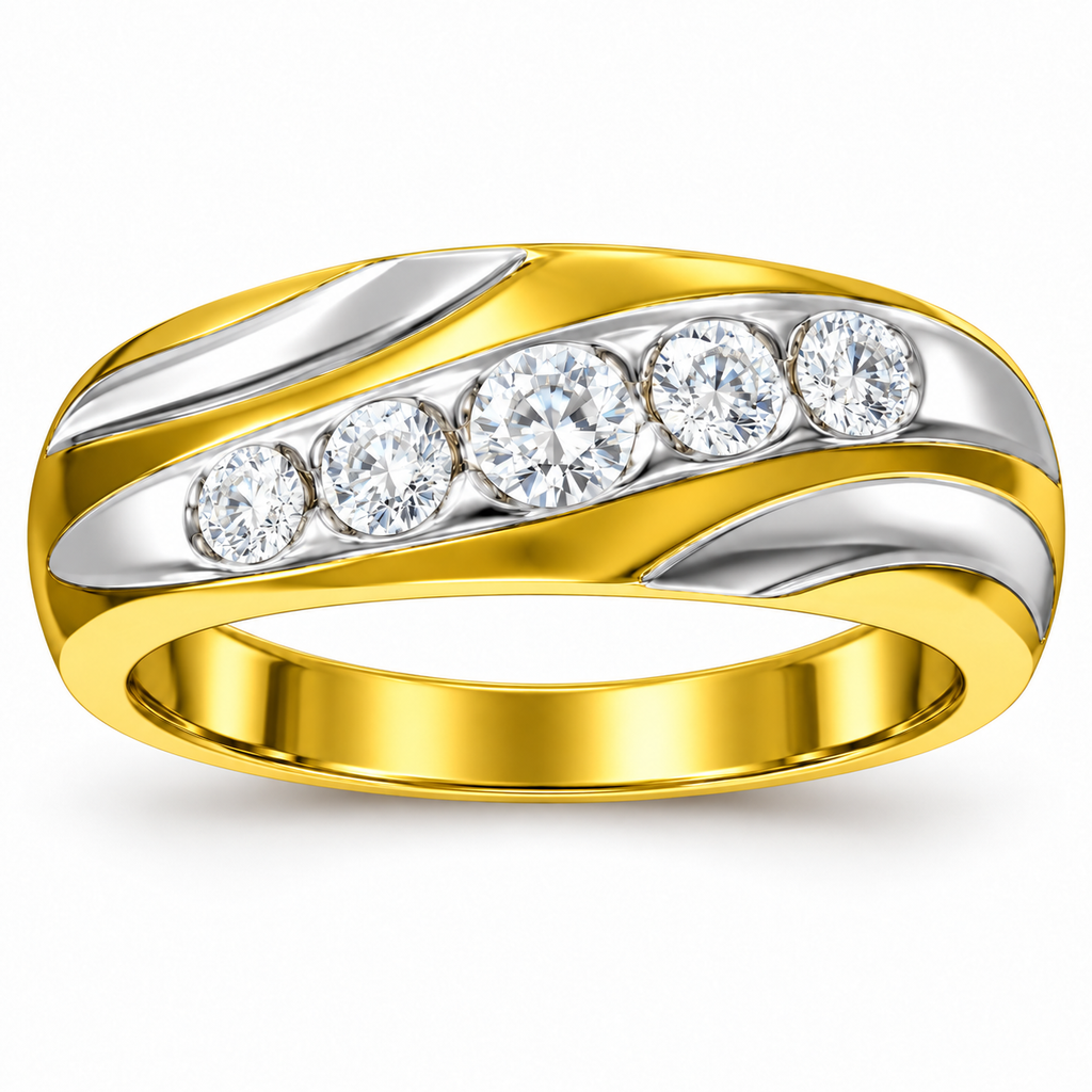 Men's wedding band JFYC-MR-016, view 2
