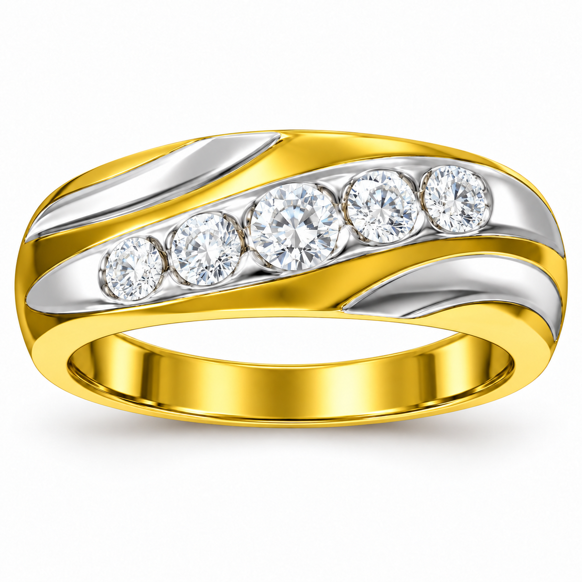 Men's wedding band JFYC-MR-016, view 2