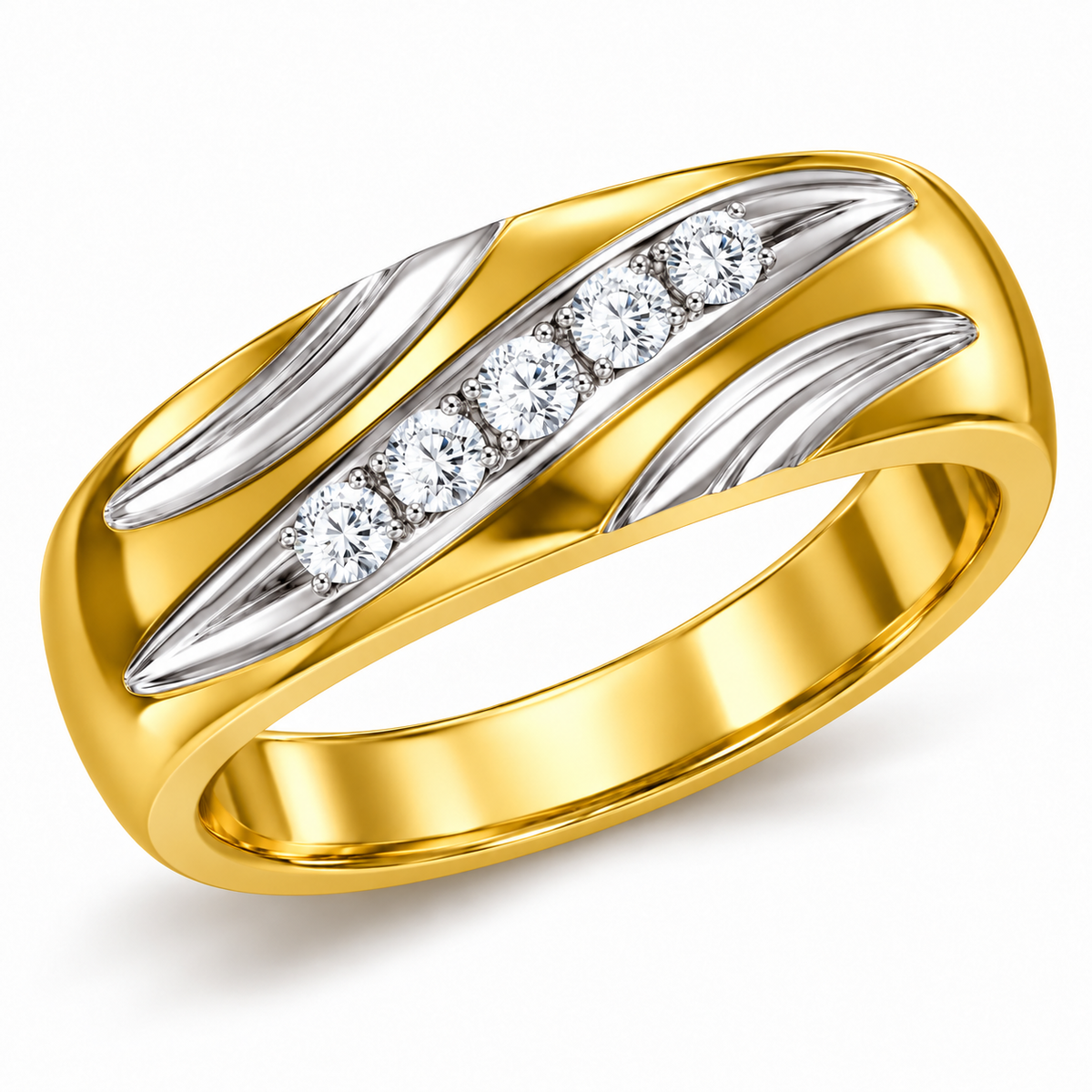 Men's wedding band JFYC-MR-017, view 1