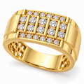Men's wedding band JFYC-MR-018, view 1