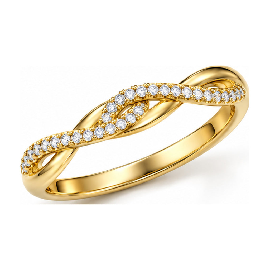 Twisted Infinity Pavé Band | BENRAP – BENRAP Jewellery