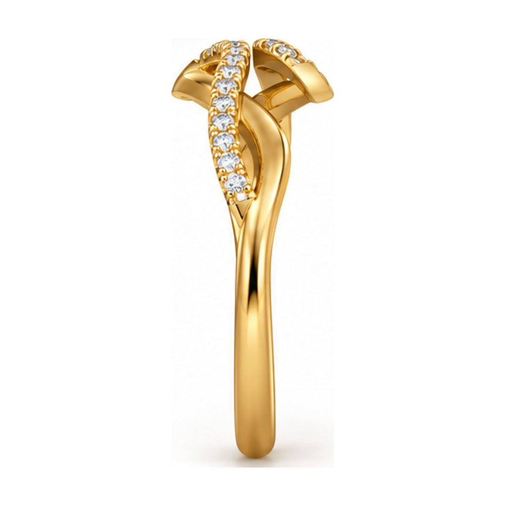 Open Infinity Knot Pavé Band | BENRAP – BENRAP Jewellery