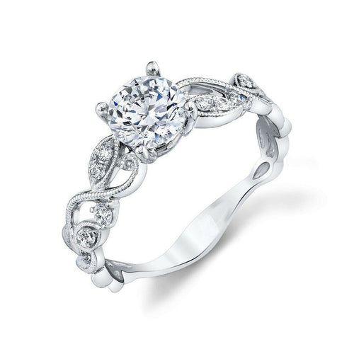 1.15ct Diamond Leaf Style Engagement Wedding Ring Thank Giving Jewelry Gift