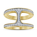 Free Shipping Ring/ 14k Yellow Gold Over Solid 925 Sterling Silver Dame Phantom Ii Ring/ Women's Fashion Moissanite Ring