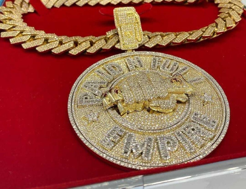 Hip Hop Pendant - Baguette & Round