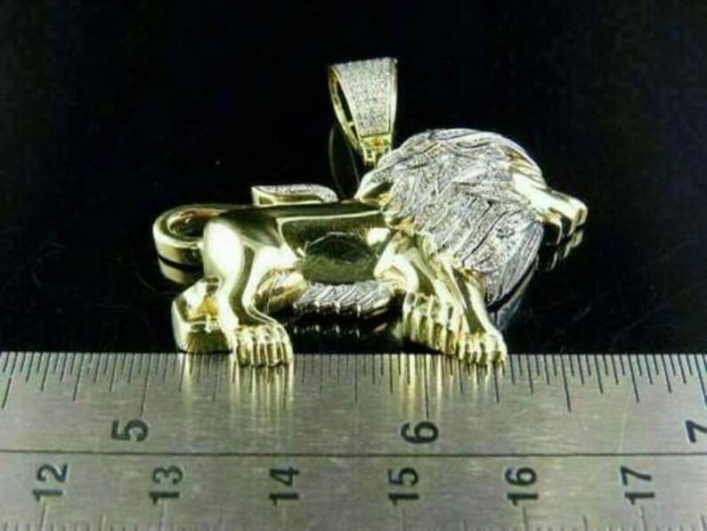 Hip Hop Pendant — Lion King Design, 925 Sterling Silver
