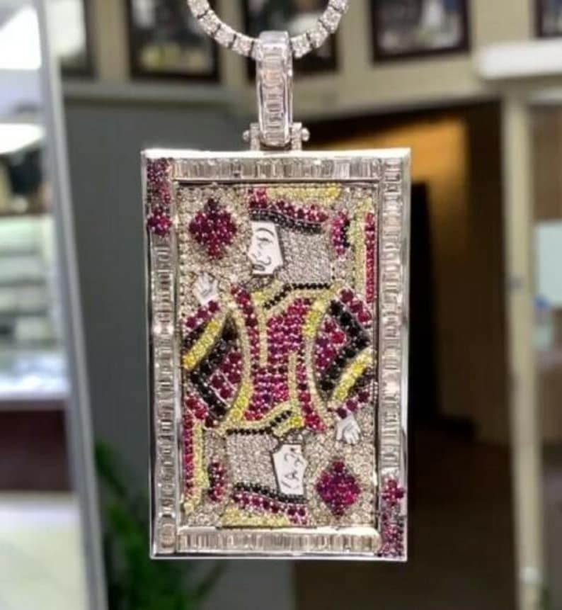 Hip Hop Pendant - King Card Poker