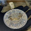Hip Hop Pendant - Baguette & Round