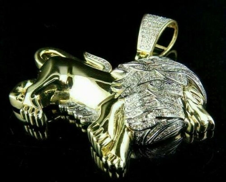 Hip Hop Pendant — Lion King Design, 925 Sterling Silver
