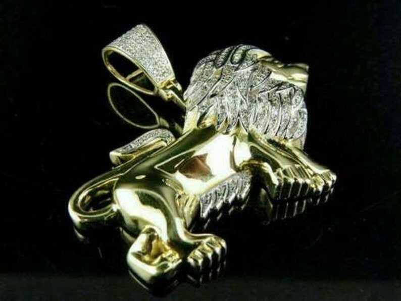 Hip Hop Pendant — Lion King Design, 925 Sterling Silver