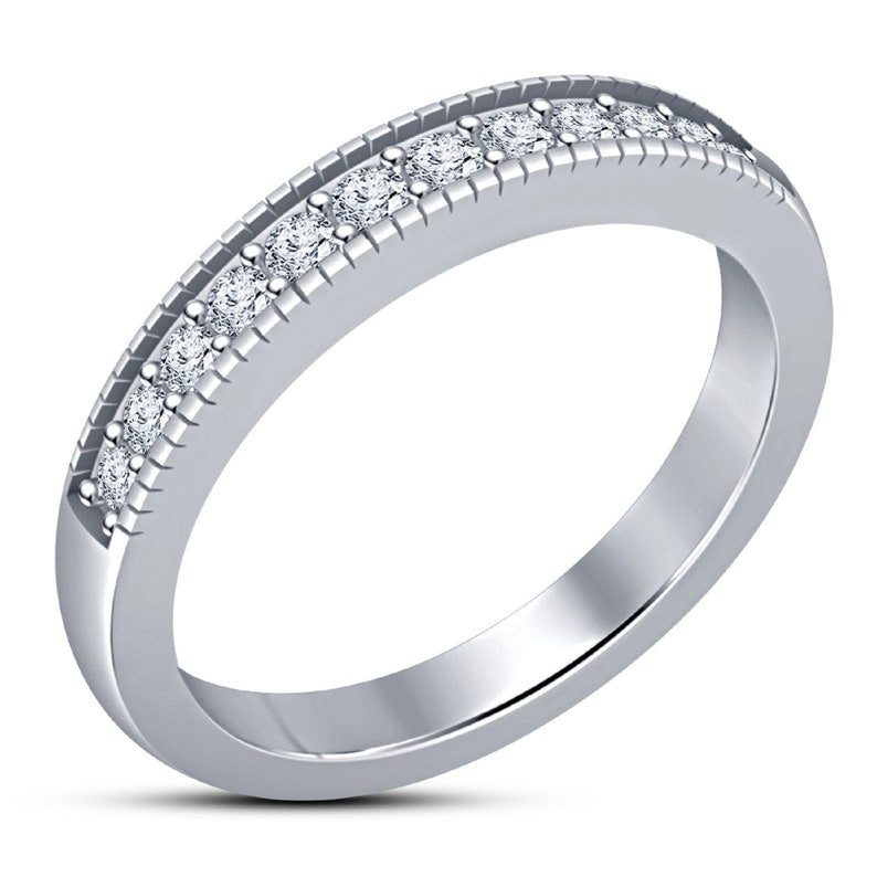 Engagement Ring — Marquise Diamond Halo, White Gold Finish, 925 Sterling Silver