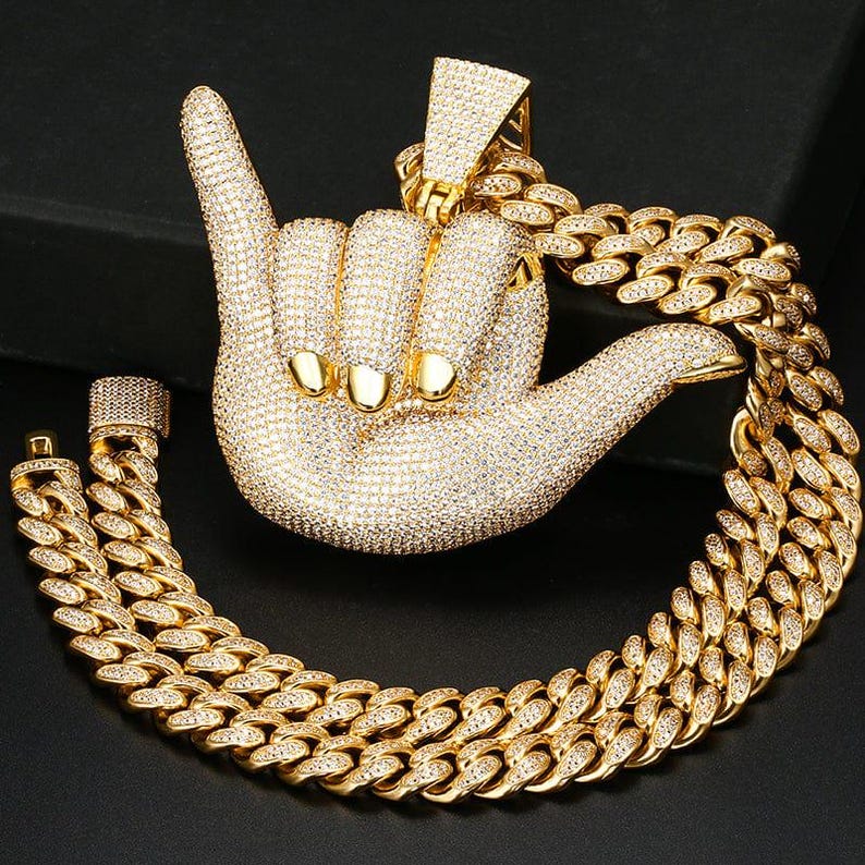 Hip Hop Pendant - Custom 3D Rapper's Portrait