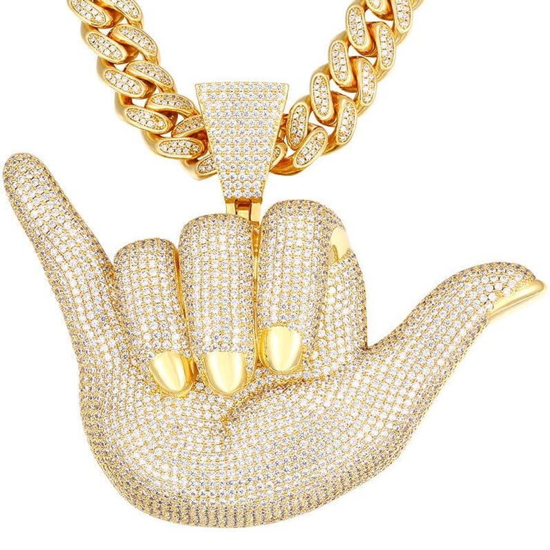 Hip Hop Pendant - Custom 3D Rapper's Portrait