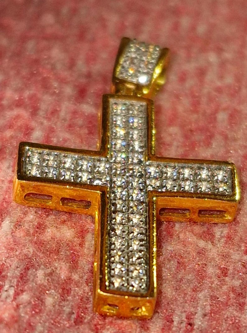 Hip Hop Pendant — Holly Cross Design, 925 Sterling Silver