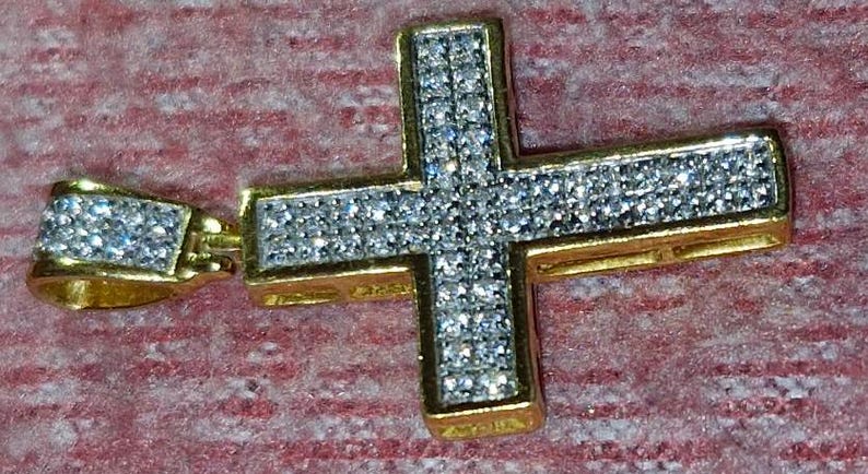 Hip Hop Pendant — Holly Cross Design, 925 Sterling Silver