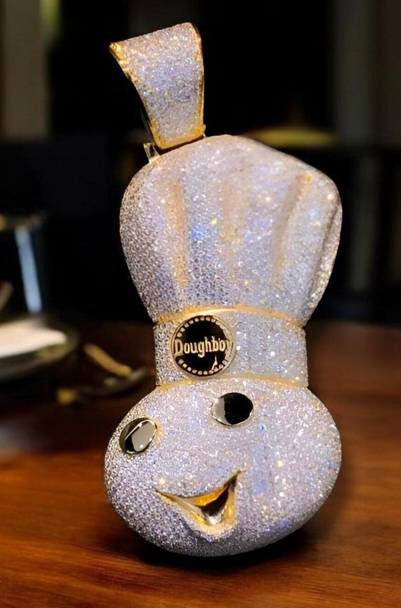 Hip Hop Pendant - Cute Cartoon Doughboy