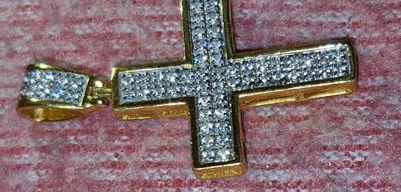 Hip Hop Pendant — Holly Cross Design, 925 Sterling Silver