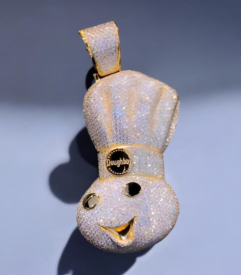 Hip Hop Pendant - Cute Cartoon Doughboy