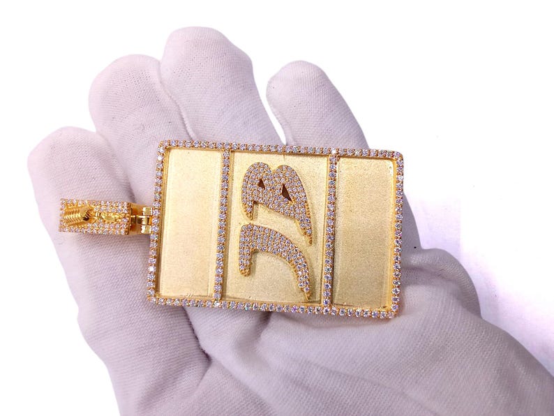 Hip Hop Pendant - Custom Name Dog Tag