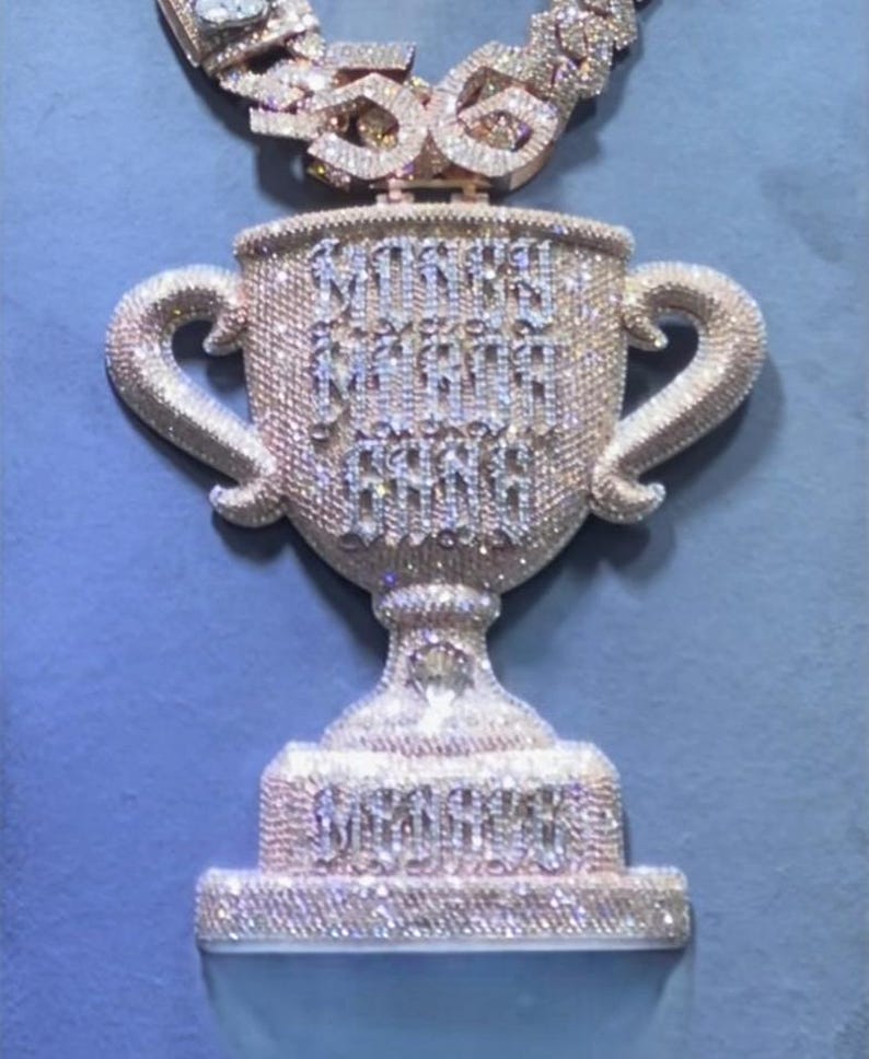 Hip Hop Pendant - World Cup Trophy