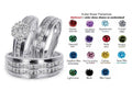 Trio Ring Set Couple's Anniversary - view 1