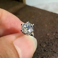 Round Cut Moissanite 925 Sterling Silver Single Stud Earrings For Unisex Gift