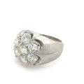 Moissanite Diamond Men's Ring | 925 Sterling Silver Cluster Wedding Band