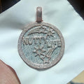 Men's Custom Name Pendant, Cubic Zirconia Diamond, 14K Rose Gold Plated