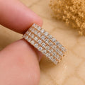 Round Cut Lab Created Diamond Women's Halo Wedding Ring 14K Rose Gold Plated