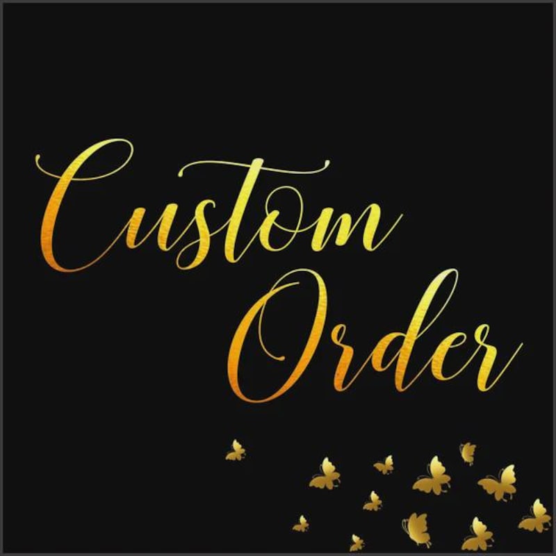 Custom Order, 925 Sterling Silver, Moissanite 14K Yellow Gold Plated