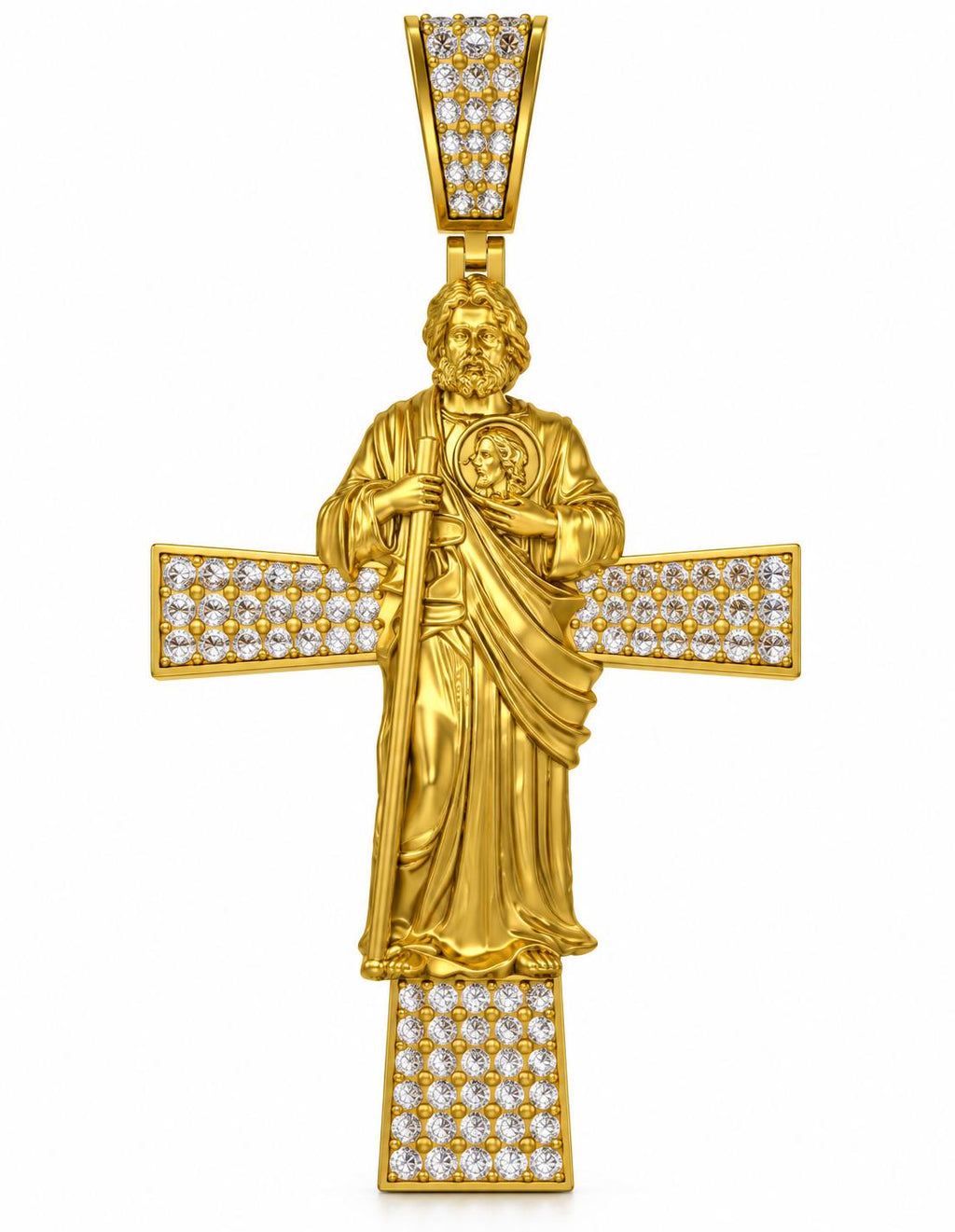 Saint Jude Cross Pendant, view 2