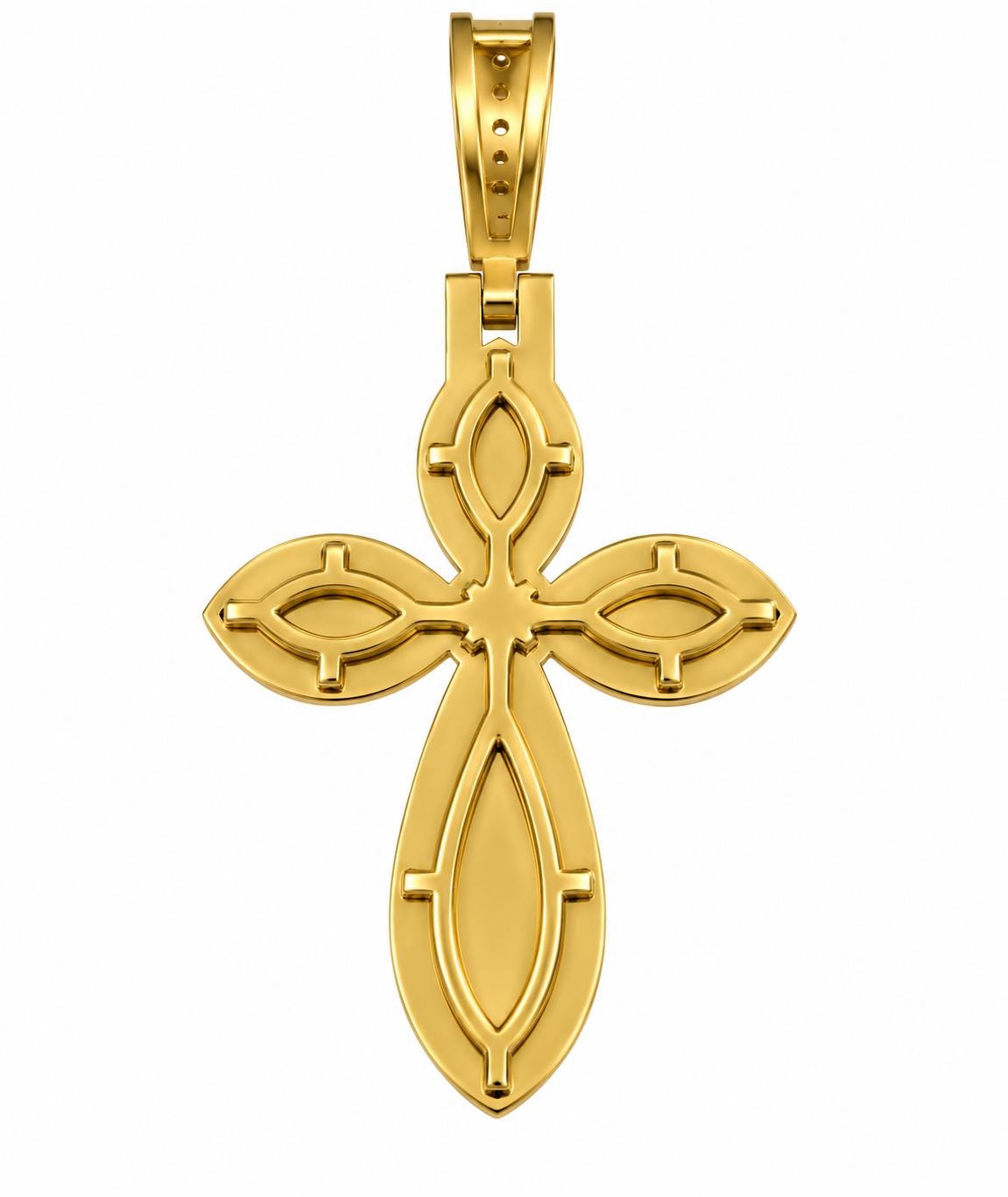 Leaf Cross Pendant, view 3