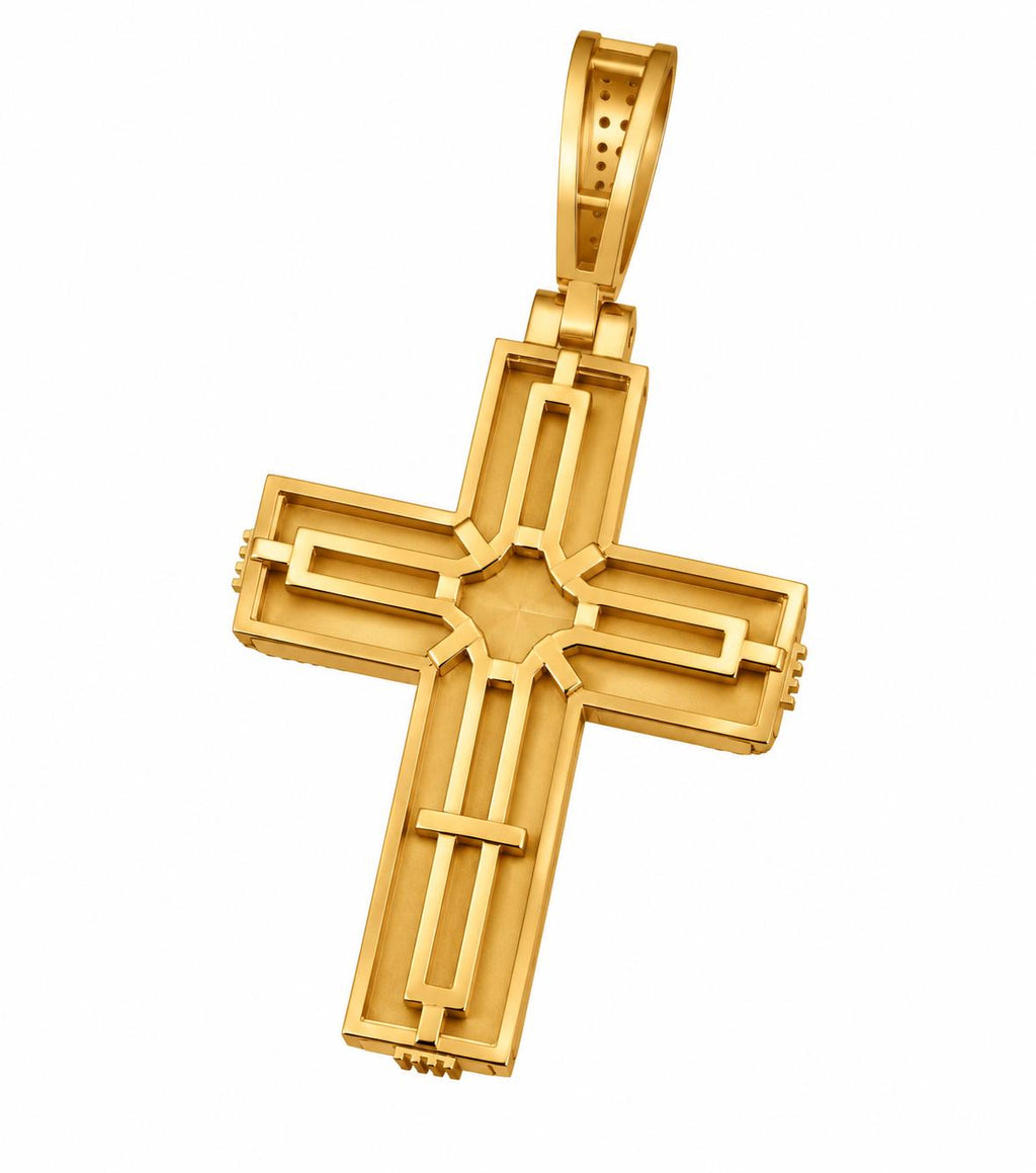 Textured Cross Pendant, view 3