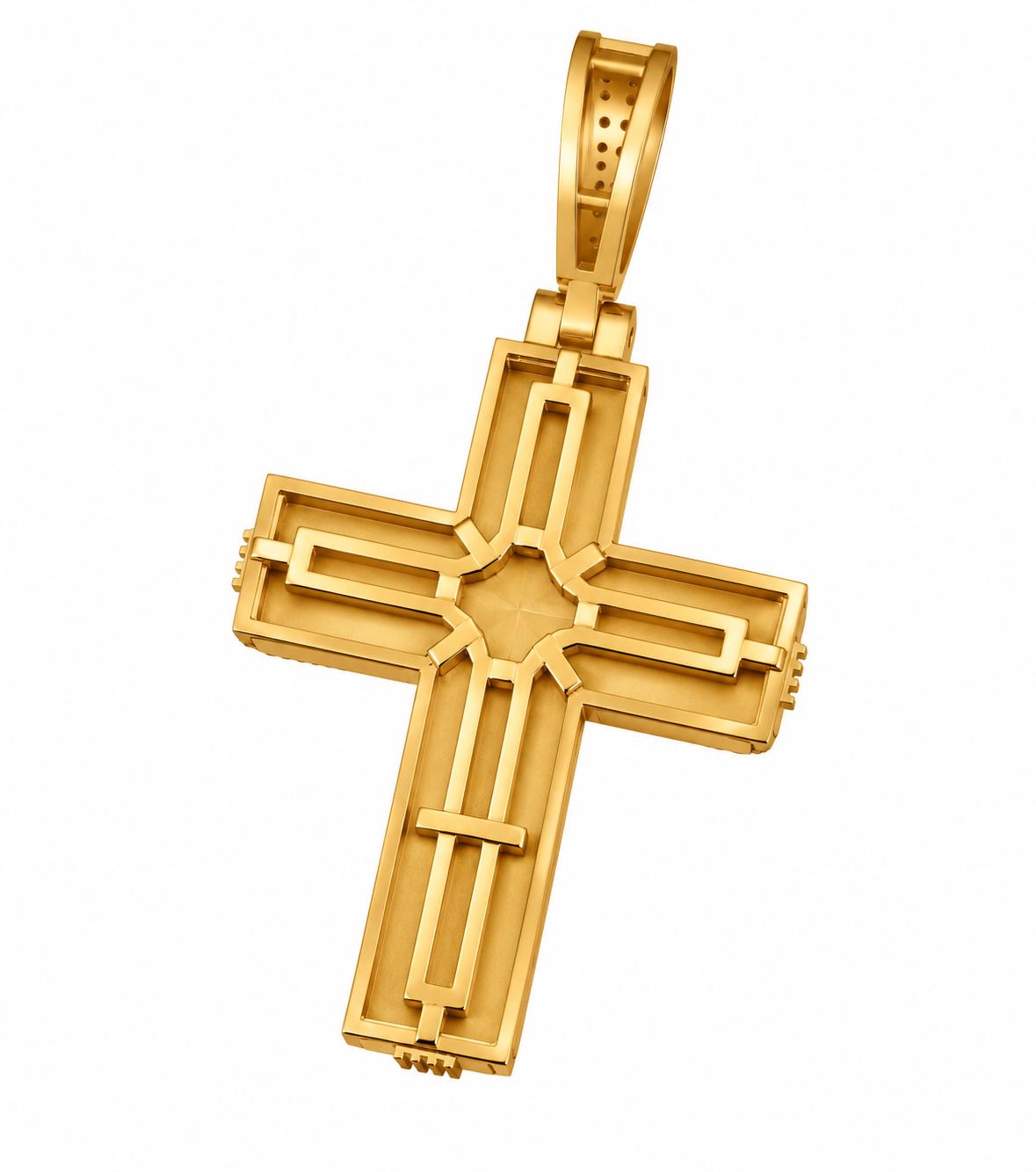 Textured Cross Pendant, view 3