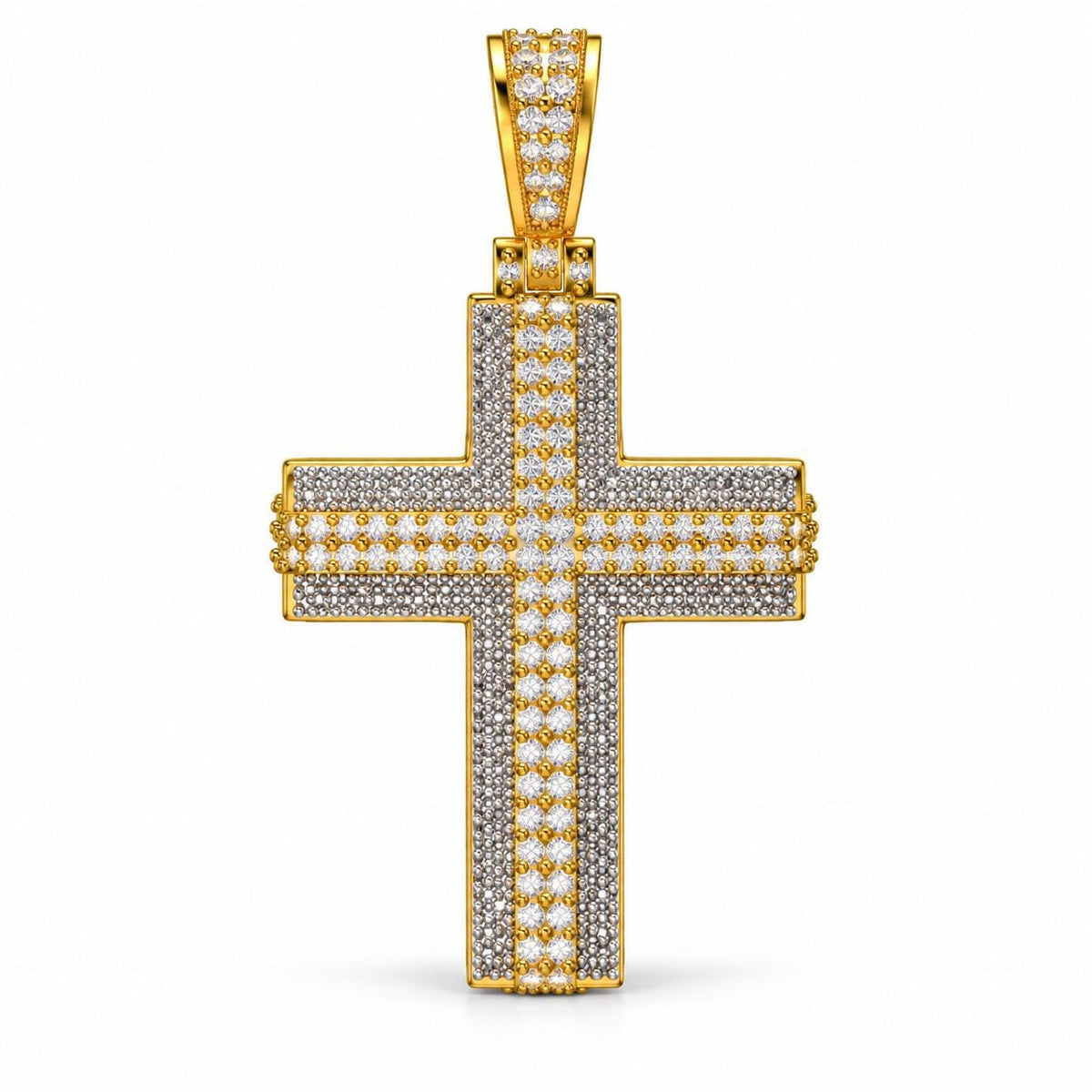 Textured Cross Pendant, view 2
