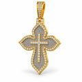 Fleur Cross Pendant, view 1
