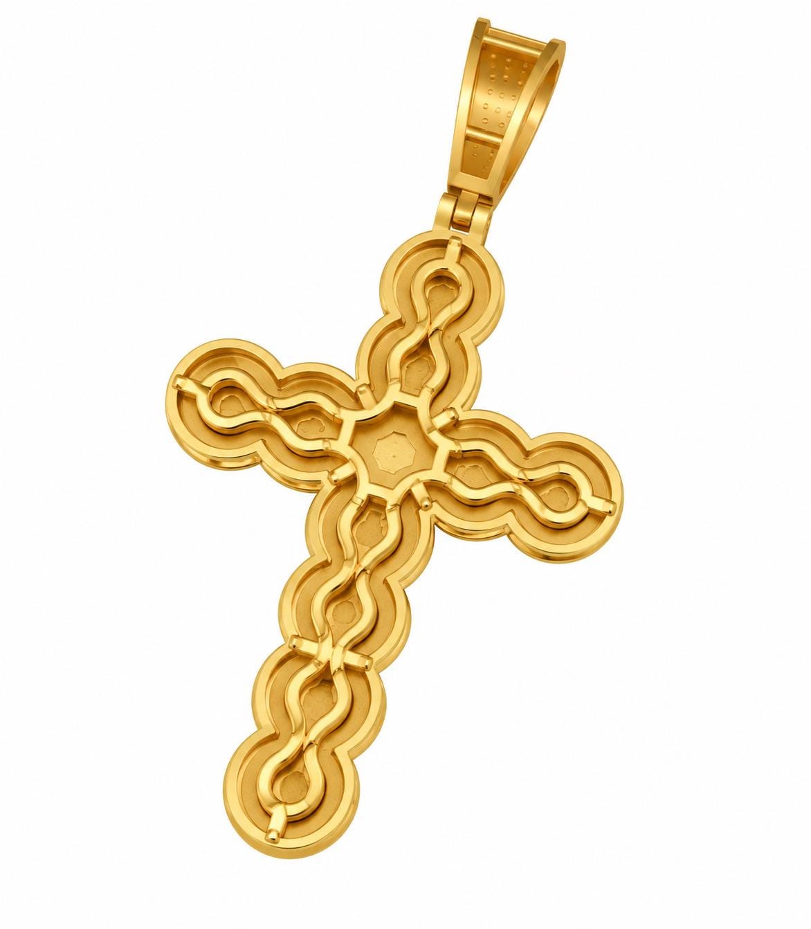 Medallion Cross Pendant, view 3