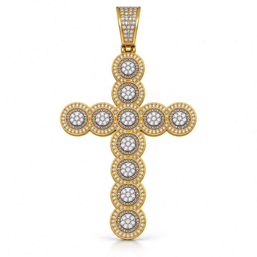 Medallion Cross Pendant, view 2