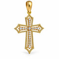 Gothic Cross Pendant, view 1